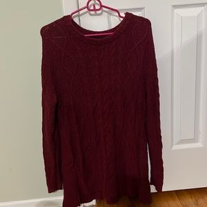 BDG Burgundy Knit Sweater